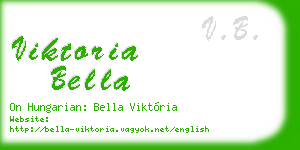 viktoria bella business card