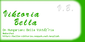 viktoria bella business card